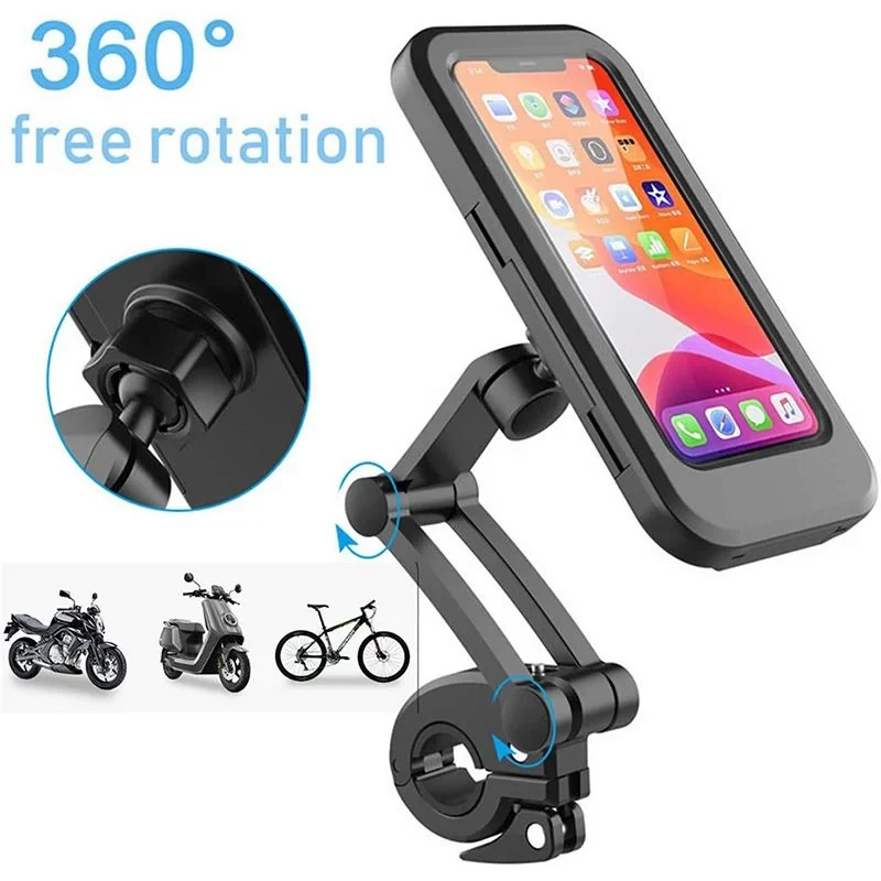 360° Waterproof Bike Phone Holder